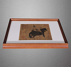 牙克石书画装裱配框服务案例